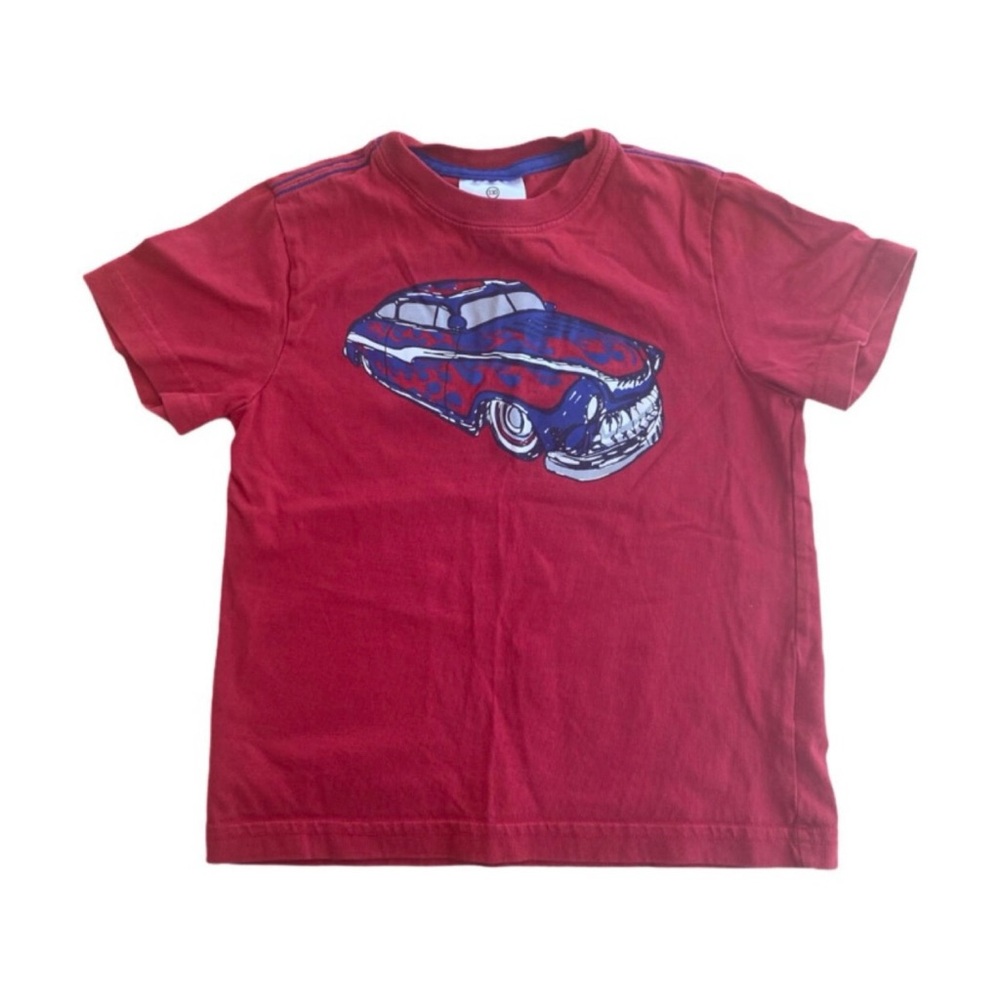 Hanna Andersson Red Hot Rod Graphic Tee | 110